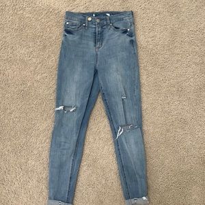 Girls Ripped Skinny Jeans